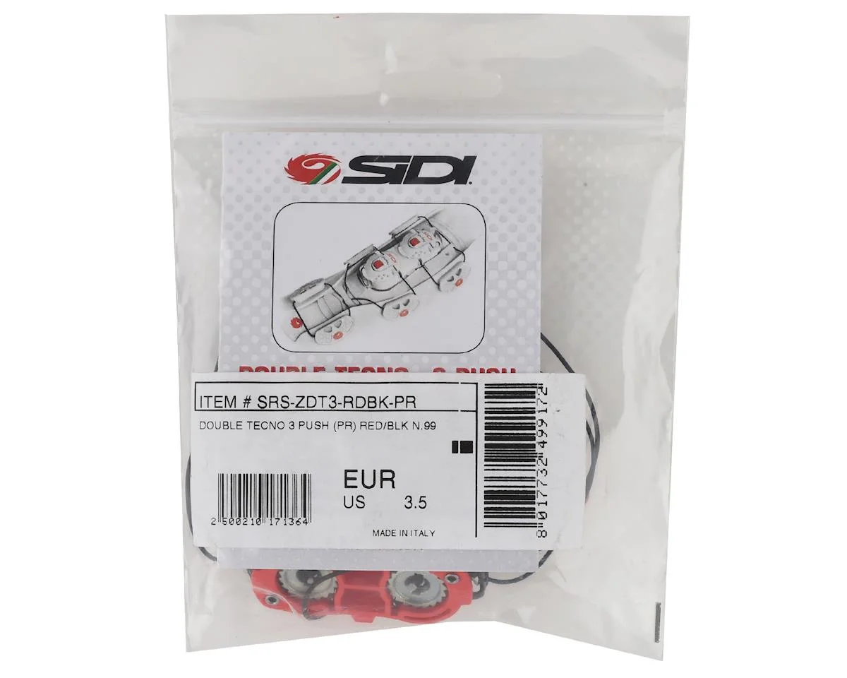 Sidi Shot/Tiger Double Tecno-3 Push Closure System (Red/Black) (Pair) - view 2